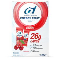 6d Sports Nutrition Energy Fruit Cherry 12x32g