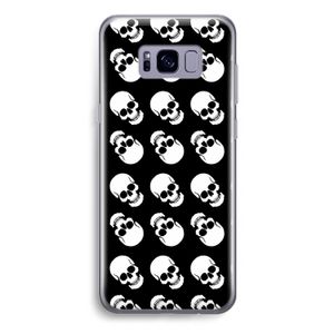 Musketon Skulls: Samsung Galaxy S8 Plus Transparant Hoesje