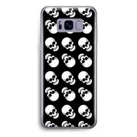 Musketon Skulls: Samsung Galaxy S8 Plus Transparant Hoesje