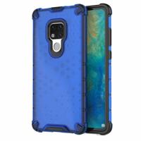 Honingraat schokbestendig PC + TPU Case voor Huawei mate 20 (blauw)