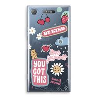 Positivity: Sony Xperia XZ1 Transparant Hoesje