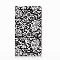 Nokia 2.1 2018 Smart Cover Black Flowers