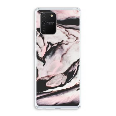 Roze stroom: Samsung Galaxy S10 Lite Transparant Hoesje