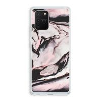 Roze stroom: Samsung Galaxy S10 Lite Transparant Hoesje