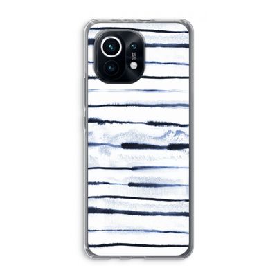 Ink Stripes: Xiaomi Mi 11 Transparant Hoesje