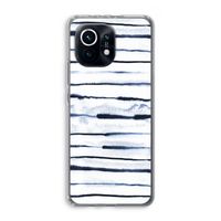 Ink Stripes: Xiaomi Mi 11 Transparant Hoesje