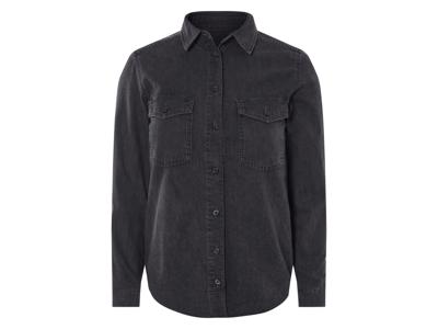 esmara Dames spijkerblouse (Donkergrijs, 36)