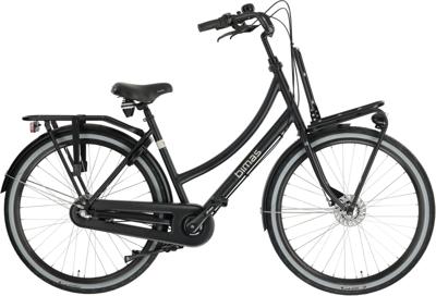 Bimas Transporter 3.3 28 Inch 50 cm Dames 3V Rollerbrake Matzwart