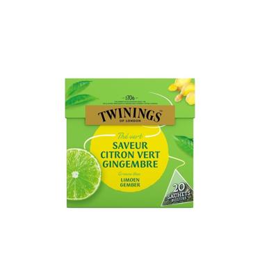Groene thee limoen gember