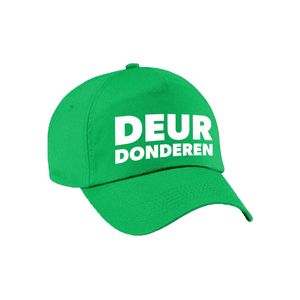 Deur donderen festival pet groen volwassenen