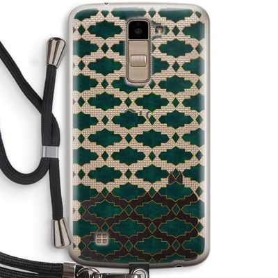 Moroccan tiles: LG K10 (2016) Transparant Hoesje met koord