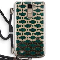 Moroccan tiles: LG K10 (2016) Transparant Hoesje met koord