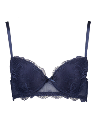 Demi Padded BH - Blauw