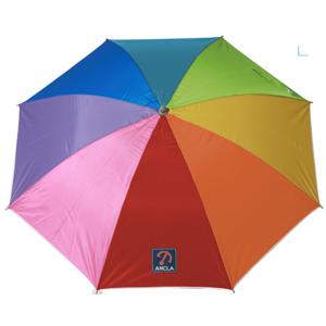 Atosa Design parasol - Multi kleuren - D240 x H200 cm - zomer/strand - 8 vlakken