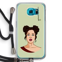 Pop-Art Creator: Samsung Galaxy S6 Transparant Hoesje met koord
