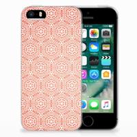 Apple iPhone SE | 5S | TPU bumper | Pattern Orange