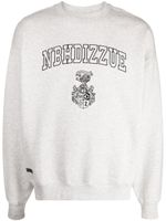 izzue x Neighborhood sweat à logo imprimé - Gris - thumbnail