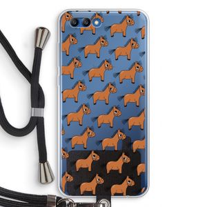 Pony: Honor 10 Transparant Hoesje met koord