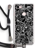 Vexx Black City : Pixel 3 Transparant Hoesje met koord
