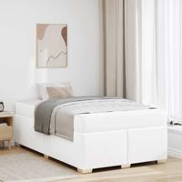 Bedframe Wit 120 x 190 cm Kunstleer