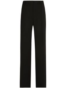 Dolce & Gabbana high-waist virgin-wool trousers - Noir