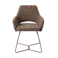 Jesper Home Yanai eetkamerstoel Checked Chestnut beehive rose Jesper Home Yanai eetkamerstoel Checked Chestnut beehive rose