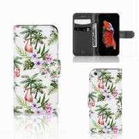 Apple iPhone 6 | 6s | Telefoonhoesje | Met pasjeshouder | Flamingo Palms