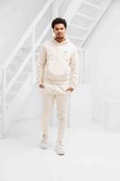 Lacoste Hooded Trainingspak Heren Beige - Maat XS - Kleur: Beige | Soccerfanshop