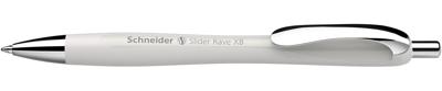 Schneider balpen Slider Rave Trend Edition, extra breed, blauwe inkt, silver grey