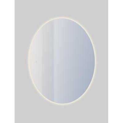Adema Oval badkamerspiegel - 60x80cm - ovaal - incl. indirecte LED verlichting - spiegelverwarming - touch schakelaar NAB001-B-60x80