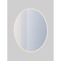 Adema Oval badkamerspiegel - 60x80cm - ovaal - incl. indirecte LED verlichting - spiegelverwarming - touch schakelaar NAB001-B-60x80