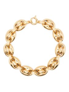 Gas Bijoux collier chaîne à pendentif gravé - Or