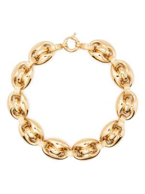 Gas Bijoux collier chaîne à pendentif gravé - Or