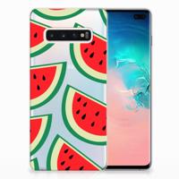 Samsung Galaxy S10 Plus | Siliconen Case | Watermelons