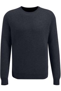 Fynch-Hatton Casual Fit Trui ronde halsMarine, Effen