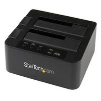 StarTech.com eSATA/USB 3.0 harde-schijfduplicatordock Standalone HDD-kloner met SATA 6 Gbps voor supersnelle duplicatie - thumbnail