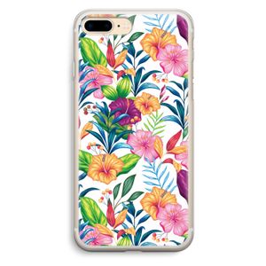 Tropisch 2: iPhone 7 Plus Transparant Hoesje