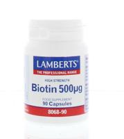Lamberts Vitamine B8 500mcg (biotine) Lamberts Vitamine B8 500mcg (biotine)