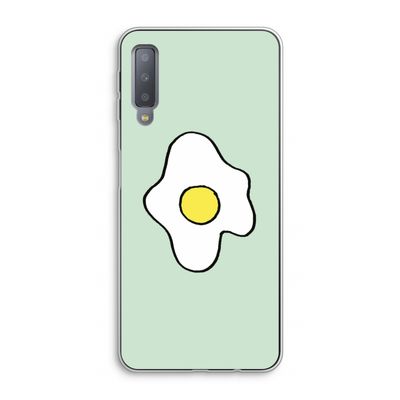 Spiegelei: Samsung Galaxy A7 (2018) Transparant Hoesje