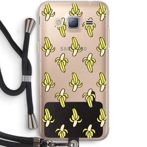 Bananas: Samsung Galaxy J3 (2016) Transparant Hoesje met koord