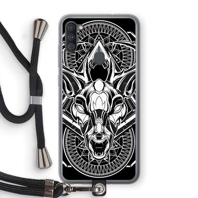 Oh Deer: Samsung Galaxy A11 Transparant Hoesje met koord