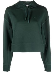 Lacoste hoodie à logo brodé - Vert