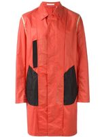 Helmut Lang Pre-Owned manteau bicolore - Rouge