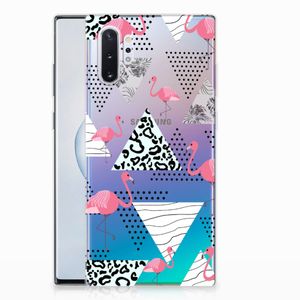 Samsung Galaxy Note 10 Plus TPU Hoesje Flamingo Triangle