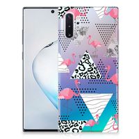 Samsung Galaxy Note 10 Plus TPU Hoesje Flamingo Triangle