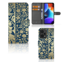 Xiaomi Redmi Note 12 Pro Plus Hoesje Beige Flowers - thumbnail