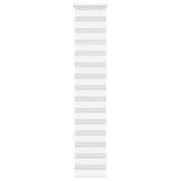 VidaXL Zebra rolgordijn 40x200 cm stofbreedte 35,9 cm polyester wit