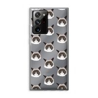 It's a Purrr Case: Samsung Galaxy Note 20 Ultra / Note 20 Ultra 5G Transparant Hoesje