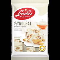 Lonka Soft Nougat Pinda&apos;s & Vruchten 220 g bij Jumbo