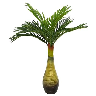 Kunstpalmplant 9 blaadjes 70 cm groen